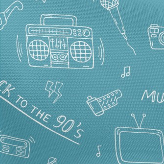 Return To 1990 Graffiti Pongee