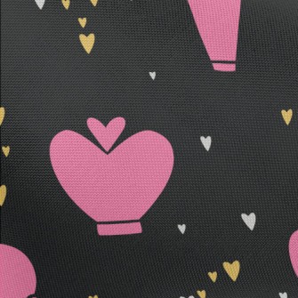 Cartoon Pink Crown Pongee