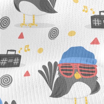 Cute Hip-hop Bird Stretch Jersey