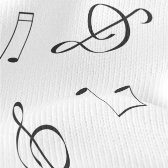 Thin Line Notes Stretch Jersey