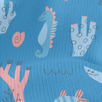 Cartoon Cute Marine Life Stretch Jersey