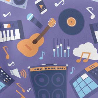 Recording Equipment And Musica Lightweight Cotton Poplin