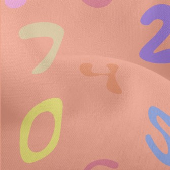 Brightly Colored Numbers Lightweight Performance Linen