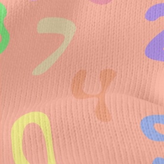 Brightly Colored Numbers Stretch Jersey