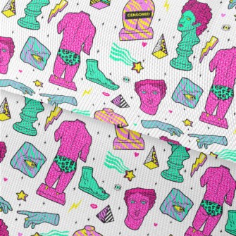 Colorful Abstract Sculptures W Waterproof Oxford