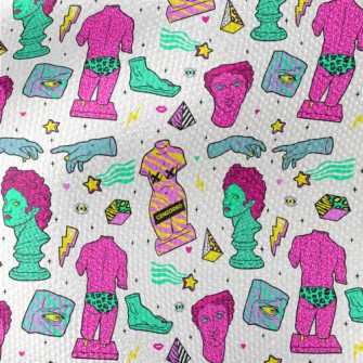 Colorful Abstract Sculptures W Waterproof Canvas