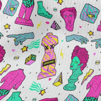 Colorful Abstract Sculptures W Terry