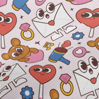 Envelope, Teddy Bear, Heart Ri Performance Linen