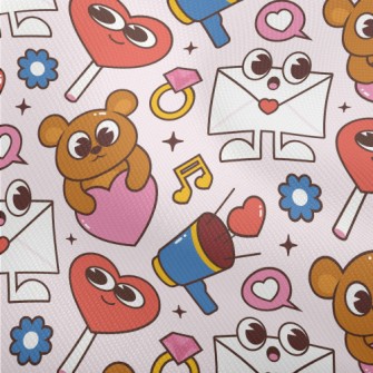 Envelope, Teddy Bear, Heart Ri Dobby