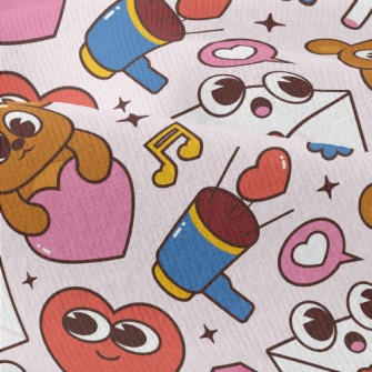 Envelope, Teddy Bear, Heart Ri Modern Jersey