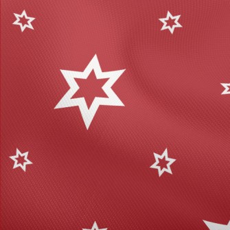 White Stars Of Varying Sizes Dobby