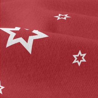 White Stars Of Varying Sizes Modern Jersey