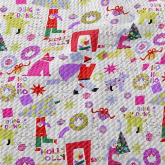 Dopamine Christmas Birdseye Piqué