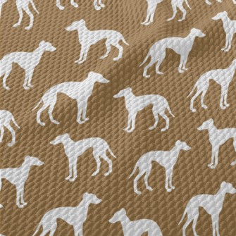 Greyhound Silhouette Birdseye Piqué
