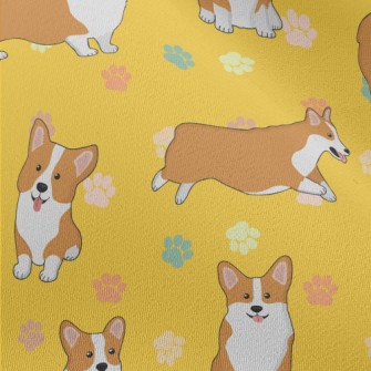 Cute Cartoon Corgi Chiffon