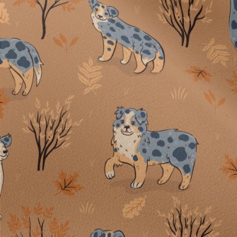 Autumn Sheepdog Chiffon
