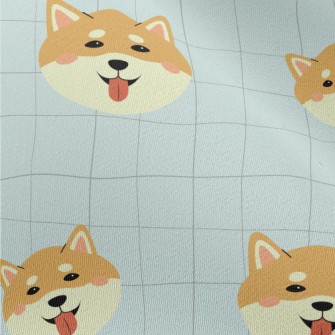 Cute Smiling Shiba Inu Chiffon