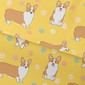 Cute Cartoon Corgi Waterproof Oxford