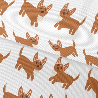 Cute Corgi Graffiti Waterproof Oxford