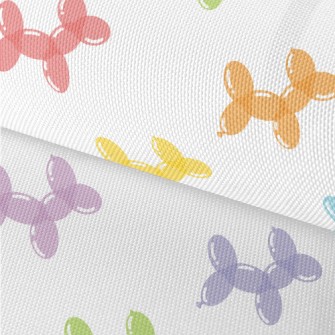 Colorful Balloon Dog Waterproof Oxford