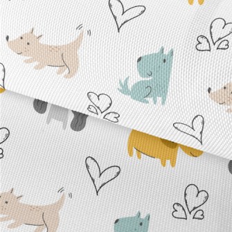 Colorful Puppy Waterproof Oxford