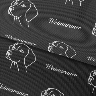 Simple Weimaraner Waterproof Oxford