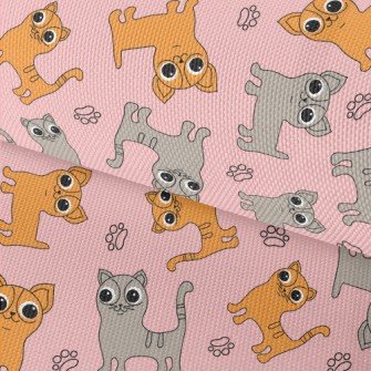Big-eyed Cat And Chihuahua Waterproof Oxford