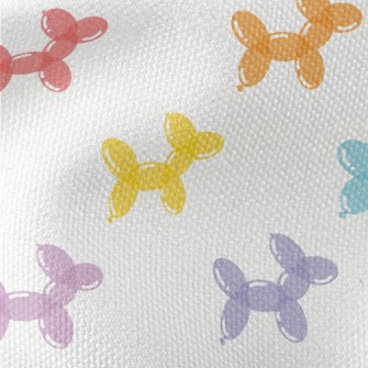 Colorful Balloon Dog Waterproof Canvas