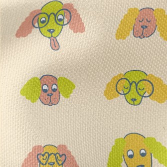 Hand Drawn Spaniel Waterproof Canvas
