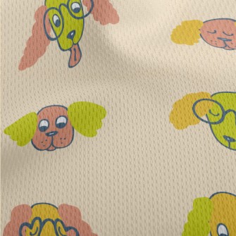 Hand Drawn Spaniel Athletic Mesh Flat Back