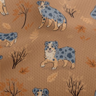 Autumn Sheepdog Athletic Mesh Flat Back