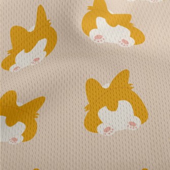 Cute Corgi Butt Athletic Mesh Flat Back