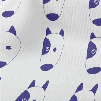 Hand Drawn Blue Dog Terry