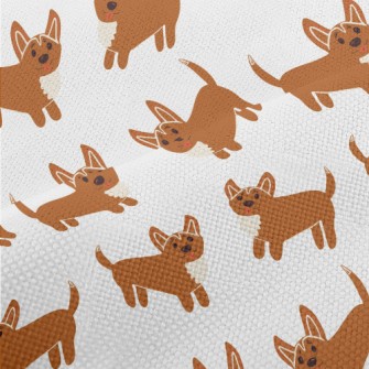 Cute Corgi Graffiti Performance Linen