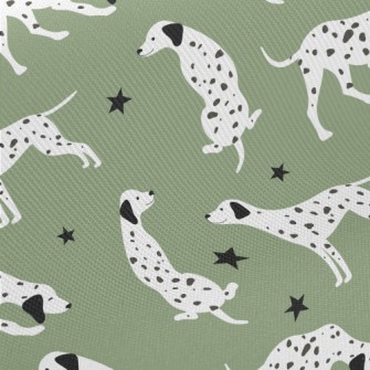 Cute Cartoon Dalmatian Twill
