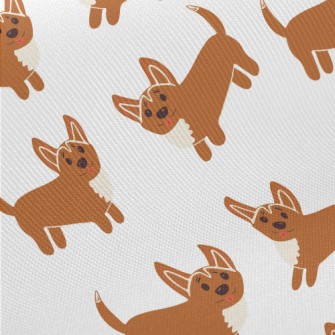 Cute Corgi Graffiti Twill