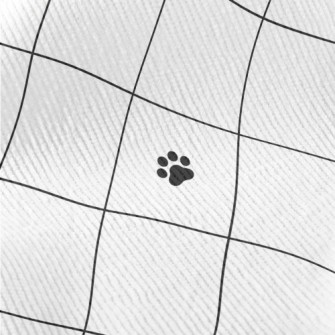 Dog Paw Print Diamond Standard Corduroy