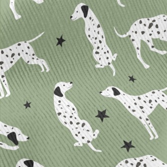 Cute Cartoon Dalmatian Standard Corduroy