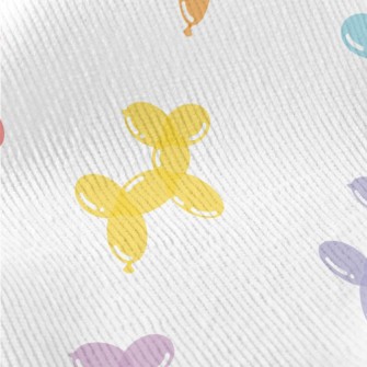 Colorful Balloon Dog Standard Corduroy