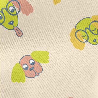 Hand Drawn Spaniel Standard Corduroy