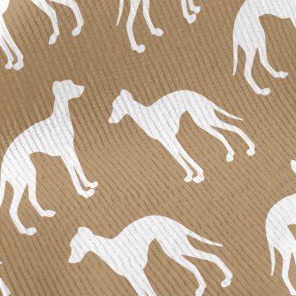 Greyhound Silhouette Standard Corduroy