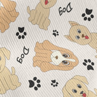 Brown Puppy Doodle Standard Corduroy