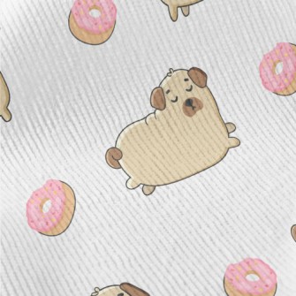 Pug And Donuts Standard Corduroy