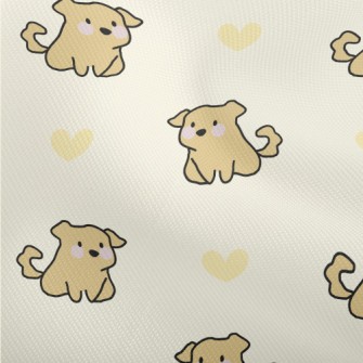 Cartoon Puppy With Love Heart Dobby