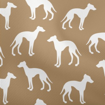 Greyhound Silhouette Dobby