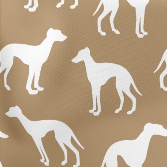 Greyhound Silhouette Stretch Ponte