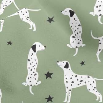 Cute Cartoon Dalmatian Micro Fleece
