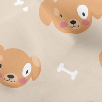 Happy Smiling Puppy Micro Fleece