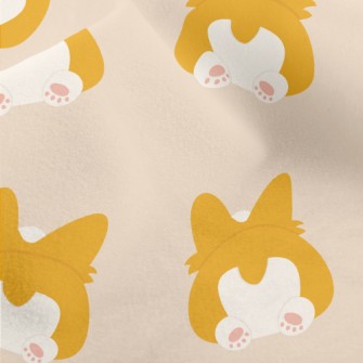 Cute Corgi Butt Micro Fleece