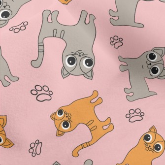 Big-eyed Cat And Chihuahua Micro Fleece